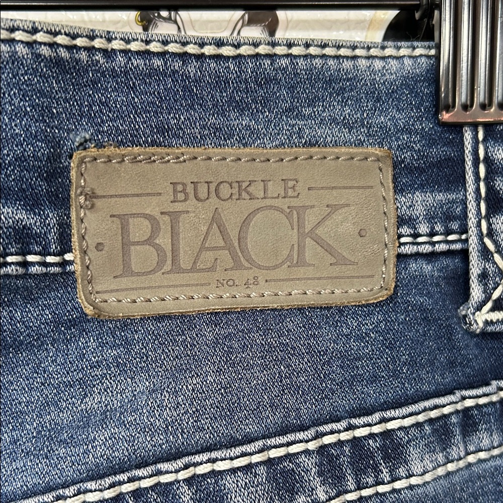 Buckle Black Men's Dark Blue Straight Jeans (36x34) - Picture 3 of 5